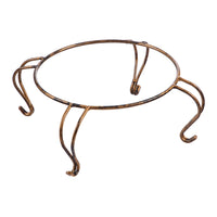 Support de bain d'oiseaux à poser, motif à volutes