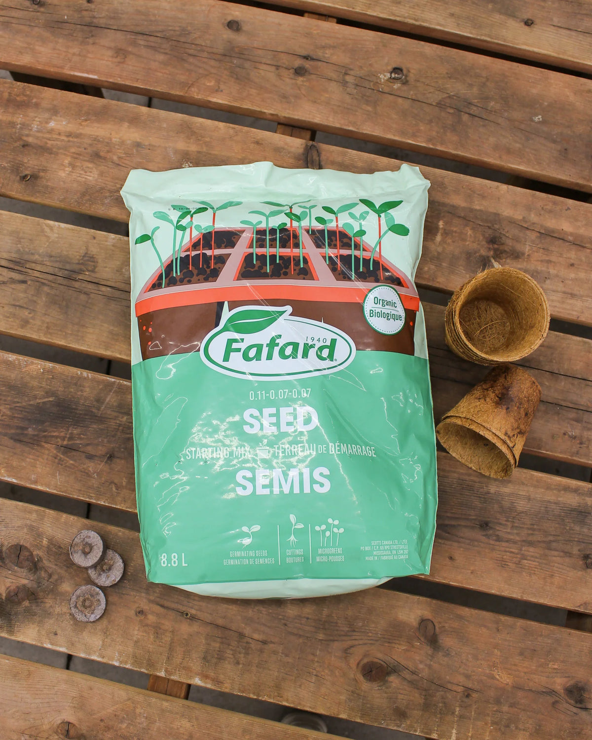 Terreau pour SEMIS ET POUSSES AGROMIX/BIOLOGIQUE - FAFARD