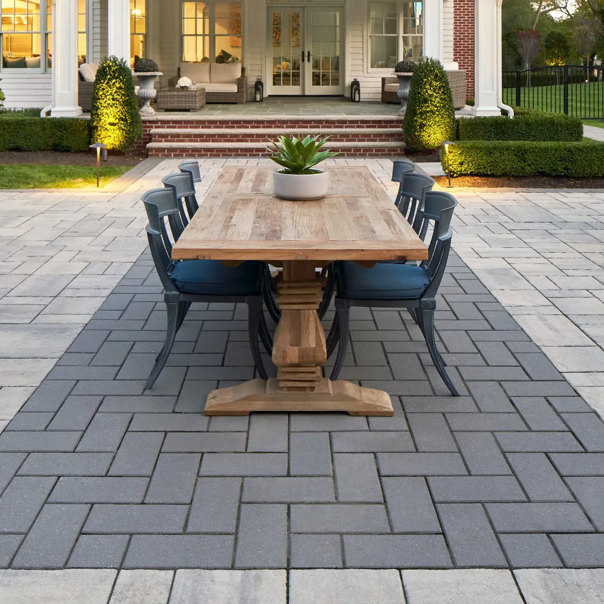 Techo Bloc Dalle Blu 60 mm petite (6'' x 13'')