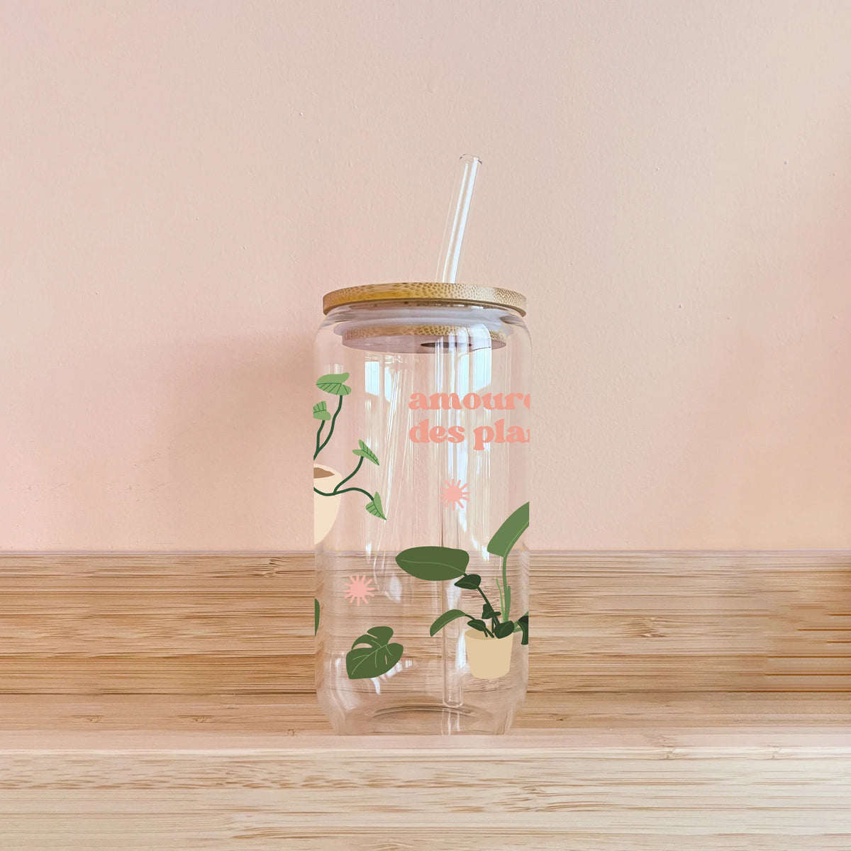 Verre boho - amoureuse des plantes - MOMY