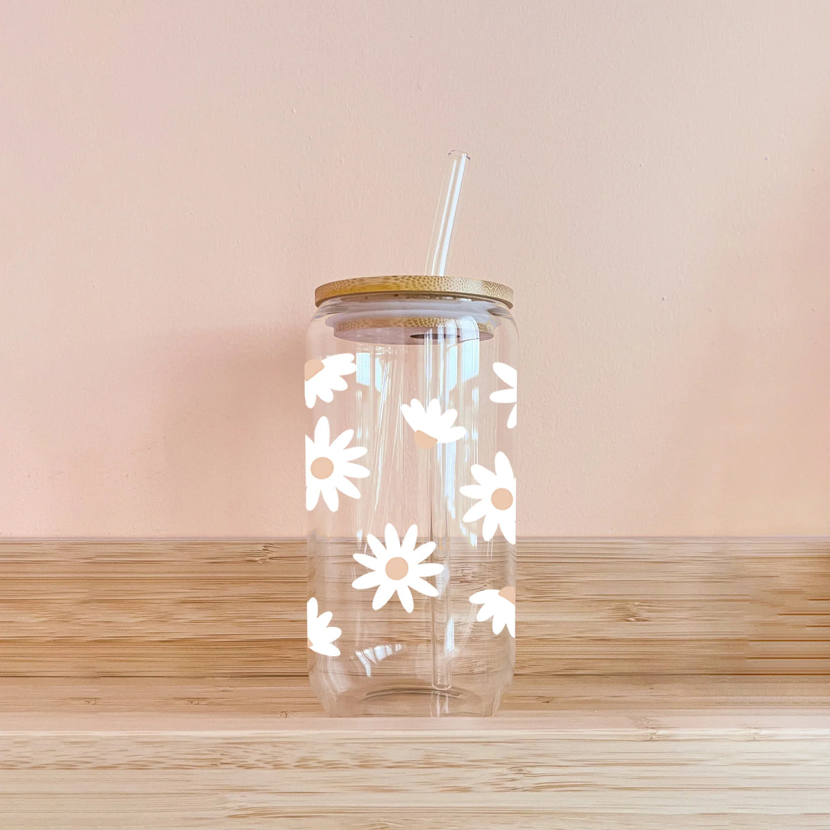 Verre boho - fleur d'été - MOMY