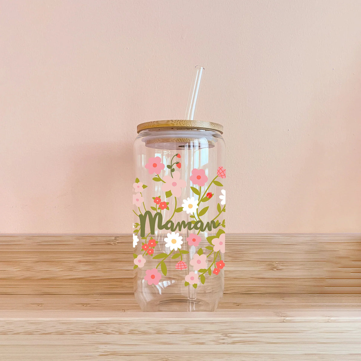 Verre boho - Maman bloom - MOMY