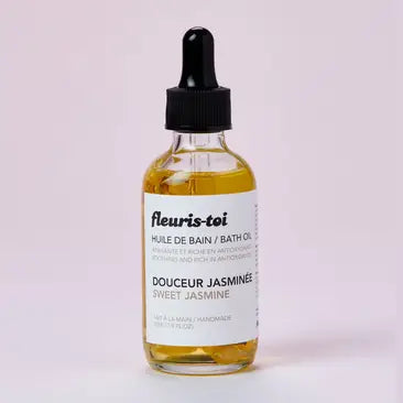 Huile de bain au jasmin doux - Fleuris-toi