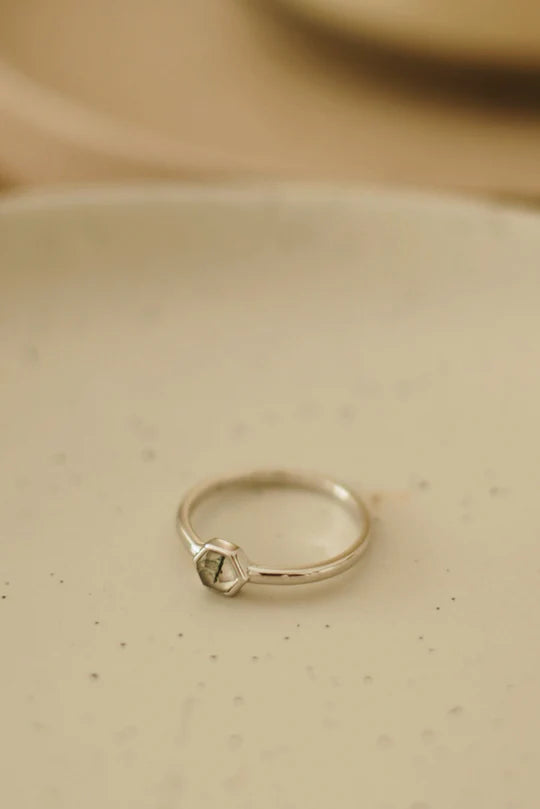 Bague Moss Agate - SOHA & CO