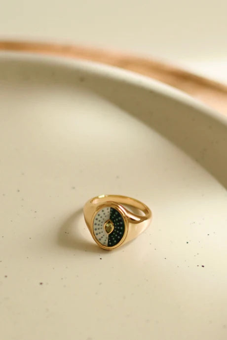 Bague - Pearl Verde - Vermeil - SOHA & CO