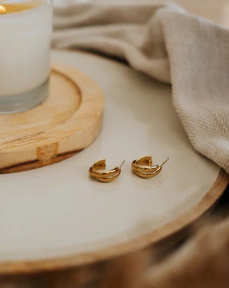 Boucles d'oreilles - torsadés - Vermeil - SOHA & CO
