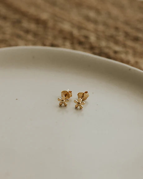 Boucles d'oreilles - Camélia Studs - Vermeil - SOHA & CO