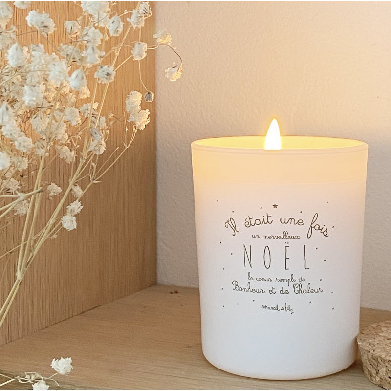 Bougie - Il était une fois Noël - Pain d'Epices - Marcel & Lily