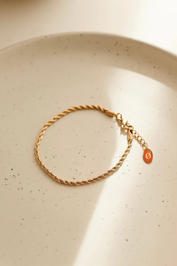 Bracelet torsadé - Plaqué Or - SOHA & CO