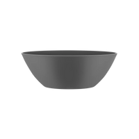 Pot Elho Brussels Ovale 20 - Pot De Fleurs pour Intérieur - Ø 20.2 x H 10.5 cm - Noir/Anthracite