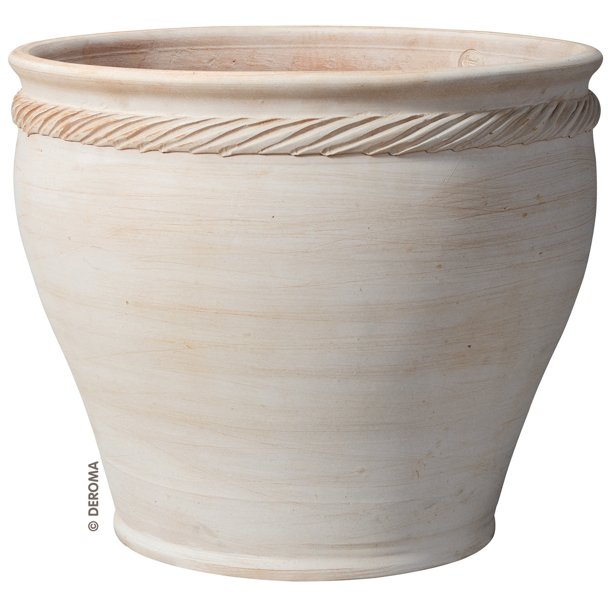 Terracotta Pot - Clay Cabane Rope 30cm/12" w/Hl