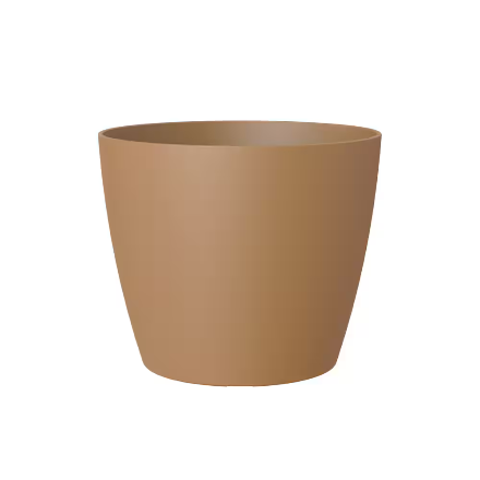 Cache pot Plast San Remo 18cm/7" Mat Mustard