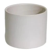 Pot cylindre blanc -  4.7"DX4.0"H CE00-342
