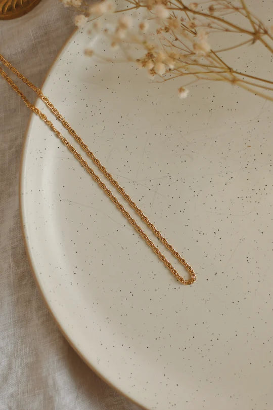 Chaîne torsadée - Plaqué Or - SOHA & CO