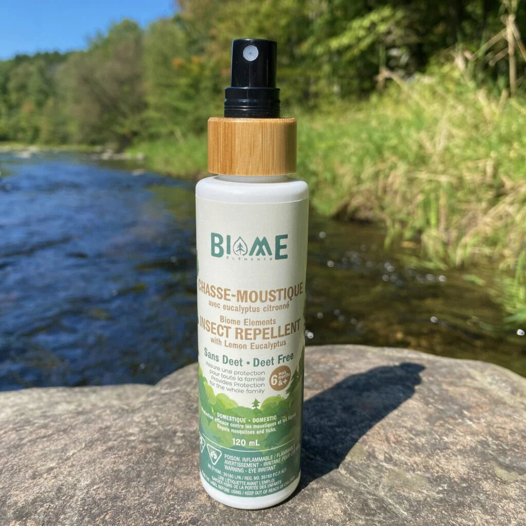 Biome Éléments Chasse-moustique à  l'eucalyptus citronné - Biome Elements Inc.