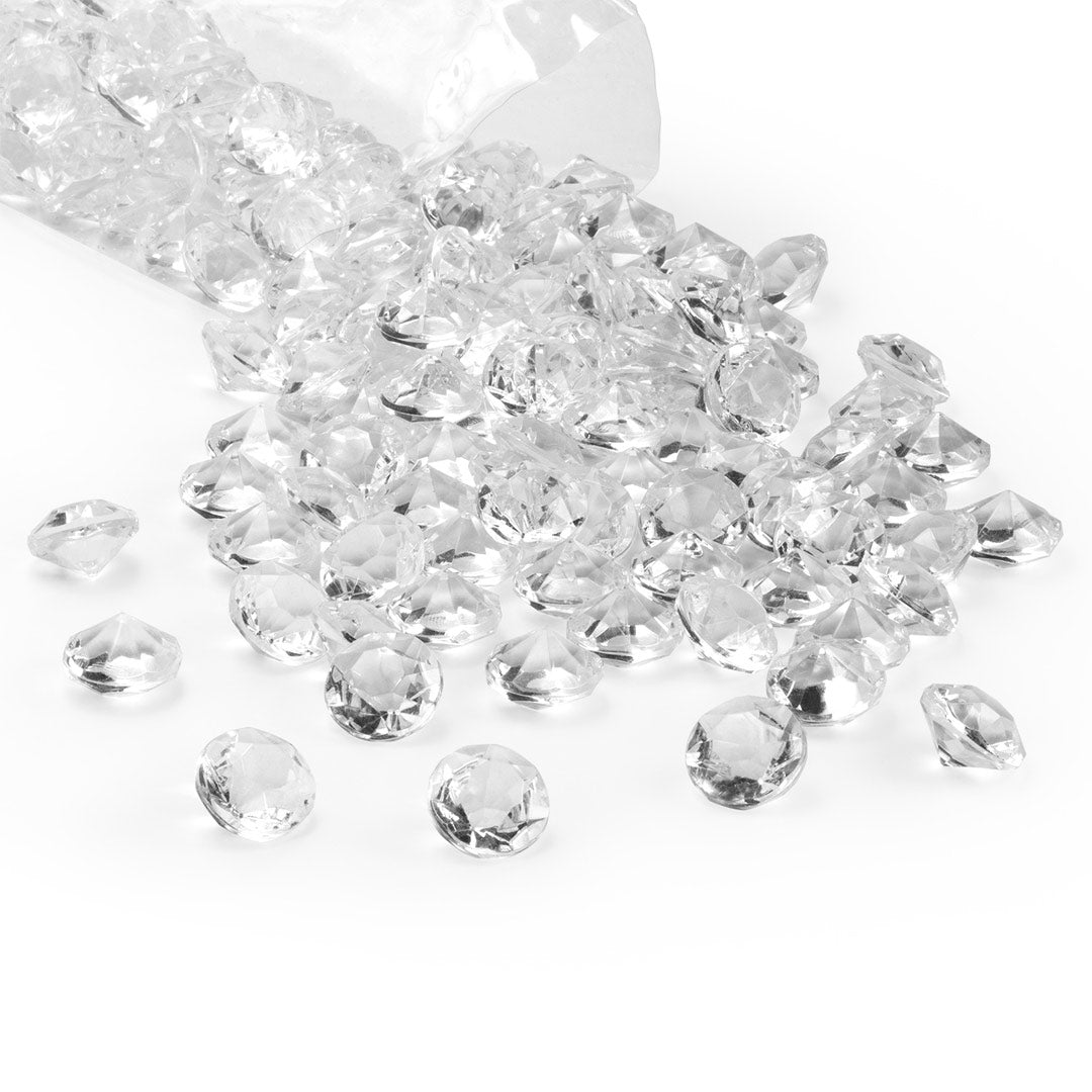 Diament en sac, Plast Gems 2,5 cm/1 po Acrylique transparent 454 g (1 lb)