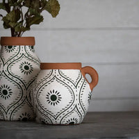 Vase à bourgeons en terre cuite Jenica - Foreside Home & Garden