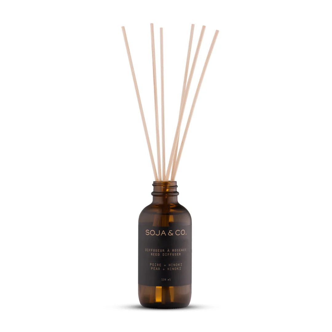Diffuseur à roseaux | Poire + Hinoki - SOJA & CO