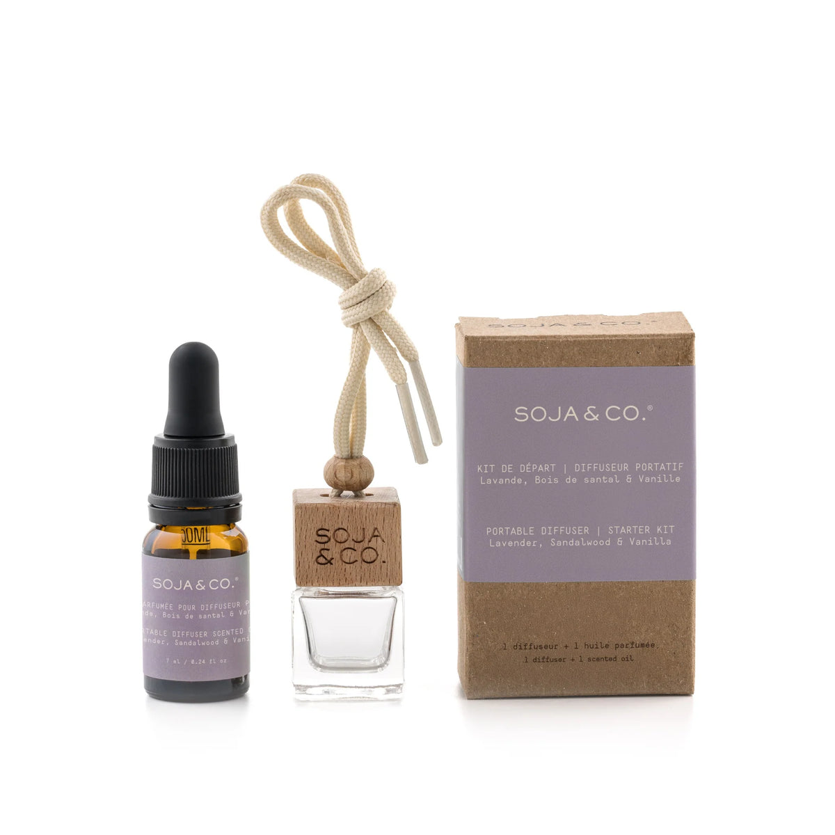 Diffuseur portable | Lavande, Santal et Vanille - SOJA&CO