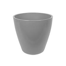 CACHE POT TERRACOTTA, TAUPE, Ø 8½” X 6