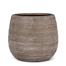 Cache-pot décoratif texture rugueuse bronze – 5 po H - 27-SANDY-138-BRONZ