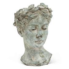 Grand cache-pot tête de femme – 10 po H - 27-GODDESS-535-LG