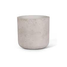 Cache-pot décoratif classique gris – 7 po - 65-QUARRY-MD-GRY