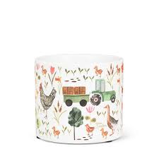 Petit cache-pot décoratif style fermette – 4,5 po - 27-PL-MACDONALD-SM