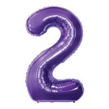 Ballon violet numéro 2 de 34 po - Code de produit : FN40202