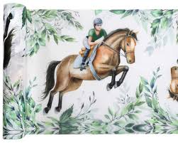 Ballon alu hippique multicolore horse riding