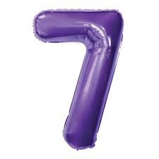Ballon violet numéro 7 de 34 po - Code de produit : FN40207