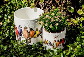 Cache-pot Oiseaux sur un fil – 4,5 po de diamètre - 27-PARADE-085-SM