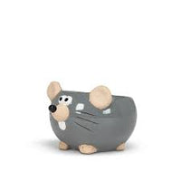 Cache-pot - Mini jardinière souris grise – 2 po H - 27-CRITTER-242