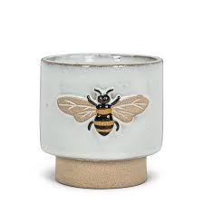 Cache-pot - Jardinière moyenne à abeille en relief – 4 po H - 27-CRITTER-844-MD
