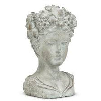 Cache-pot - Jardinière femme avec fleurs et fruits – 14 po H - 27-CARMEN-MD