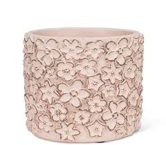 Cache-pot moyen Florette rose – 5,75 po D - 27-FLOWER-606-MD