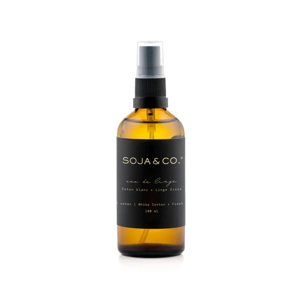 Linen Water | White Cotton + Fresh Linen - SOJA & CO 100ml