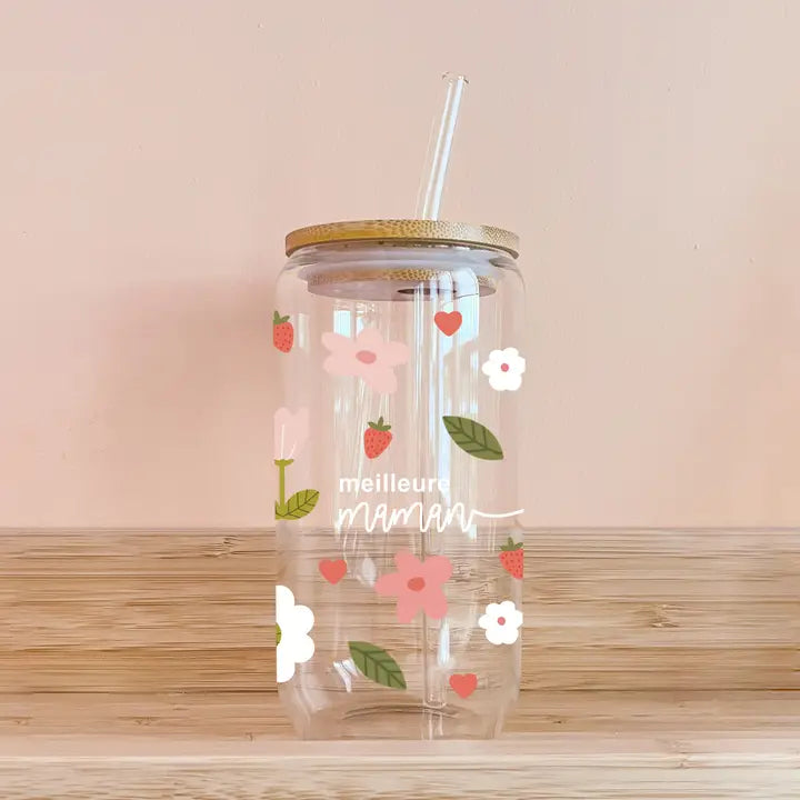Boho Glass - Best Mom - Flower Garden - MOMY