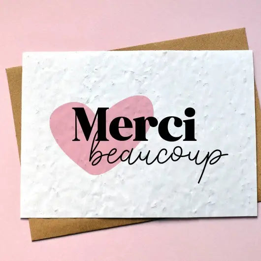 Carte À Planter Merci Beaucoup