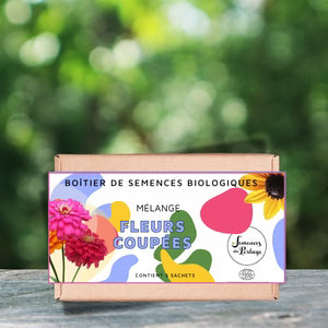 Semence - Boîtier de semences 'Fleurs coupées' Biologique - Semences du portage