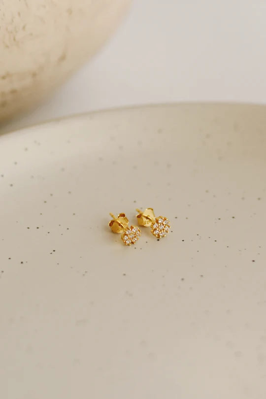 Boucles d'oreilles Flora Studs - Vermeil - SOHA & CO
