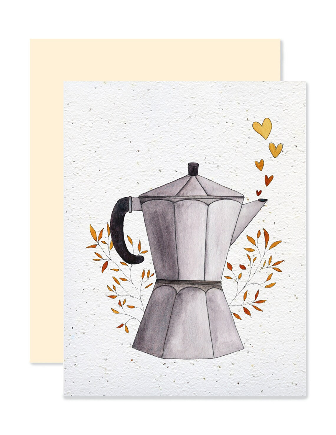 Carte à planter - Cafetière italienne - Emmanuelle Langelot - Illustrations