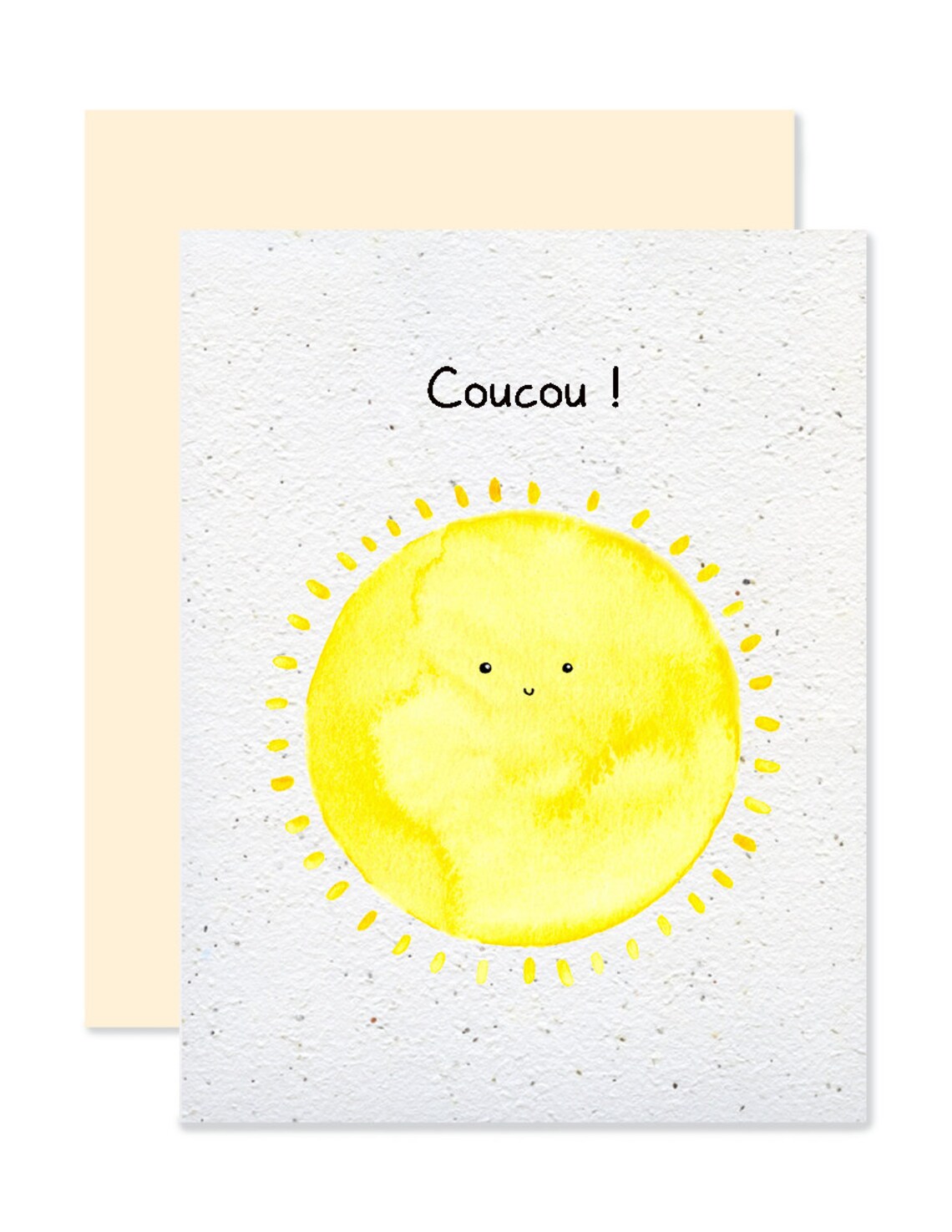 Carte à planter - Coucou! Soleil - Emmanuelle Langelot - Illustrations