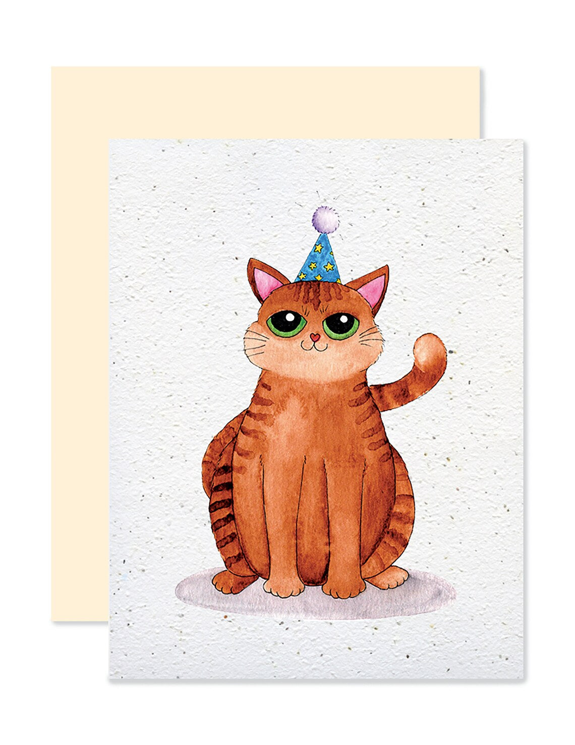 Carte à planter - Chat anniversaire - Emmanuelle Langelot - Illustrations