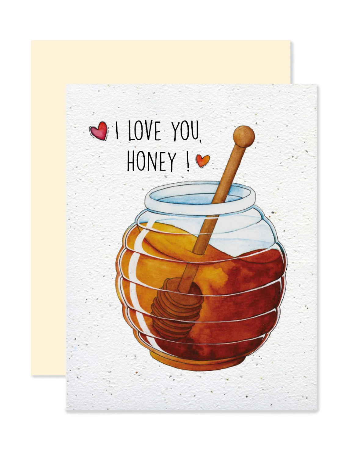 Carte à planter - I love you, Honey! - Emmanuelle Langelot - Illustrations