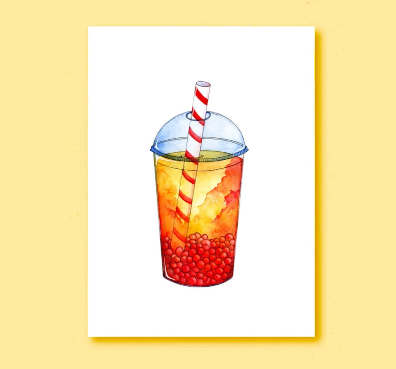 Affiches - Bubble tea - Emmanuelle Langelot - Illustrations