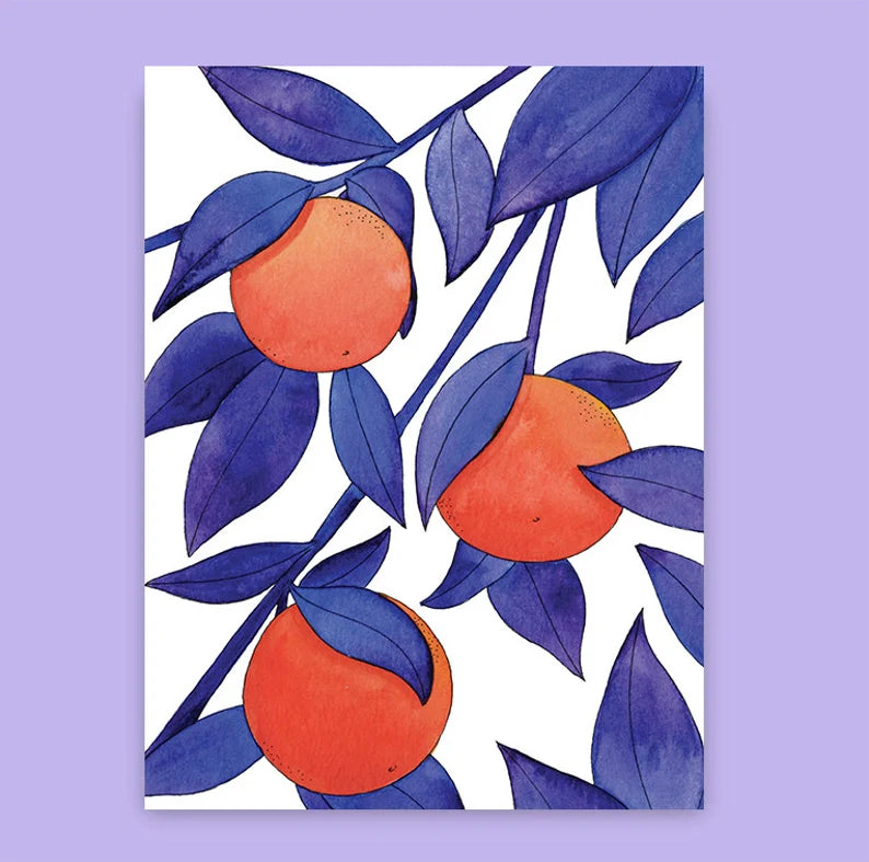 Affiches - Oranges - Emmanuelle Langelot - Illustrations