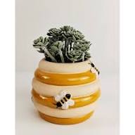 Cache-pot - Grande jardinière ruche – 5 po H - 27-BEEHIVE-LG
