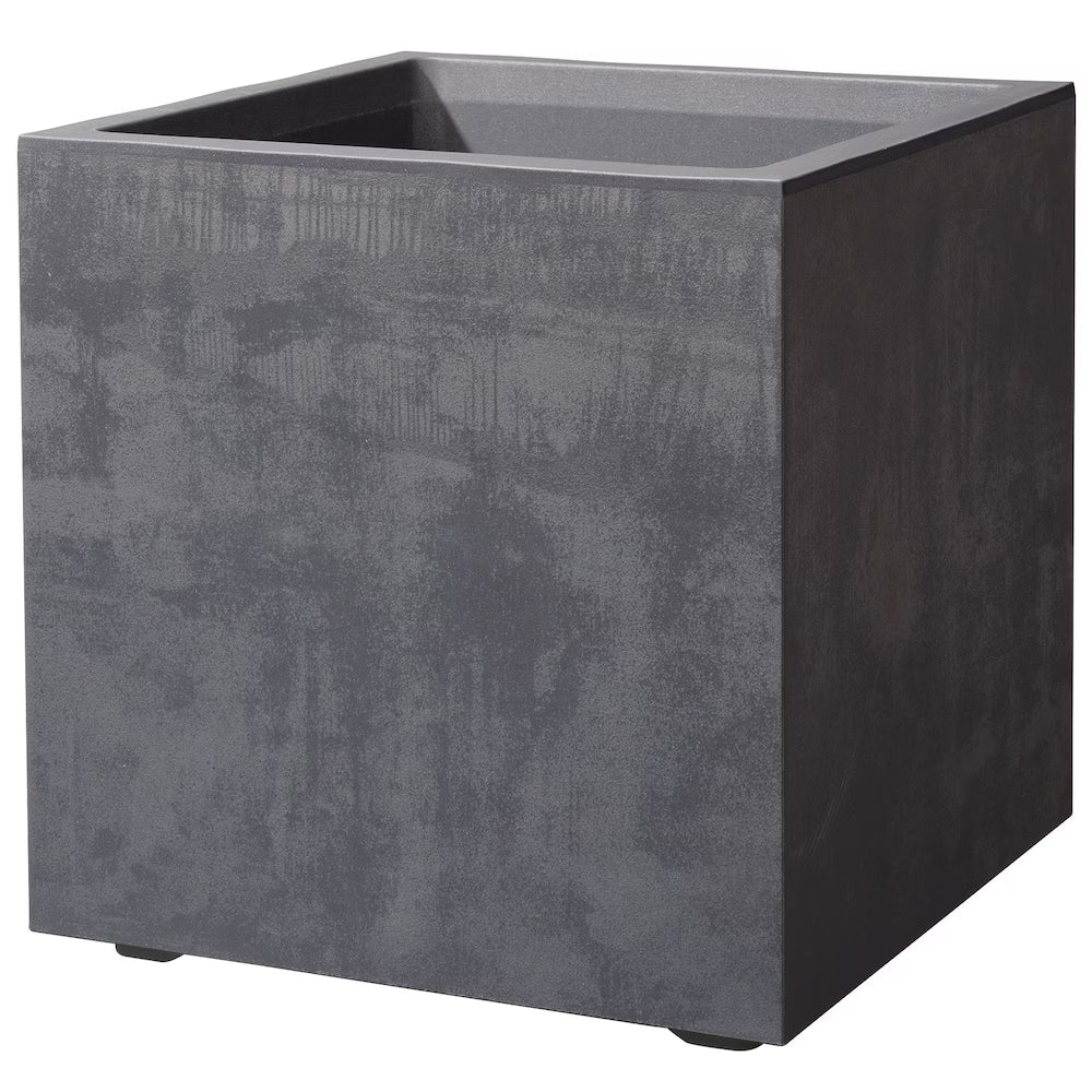 Millenium Cubo Plastic Pot 39cm/15" Anthracite