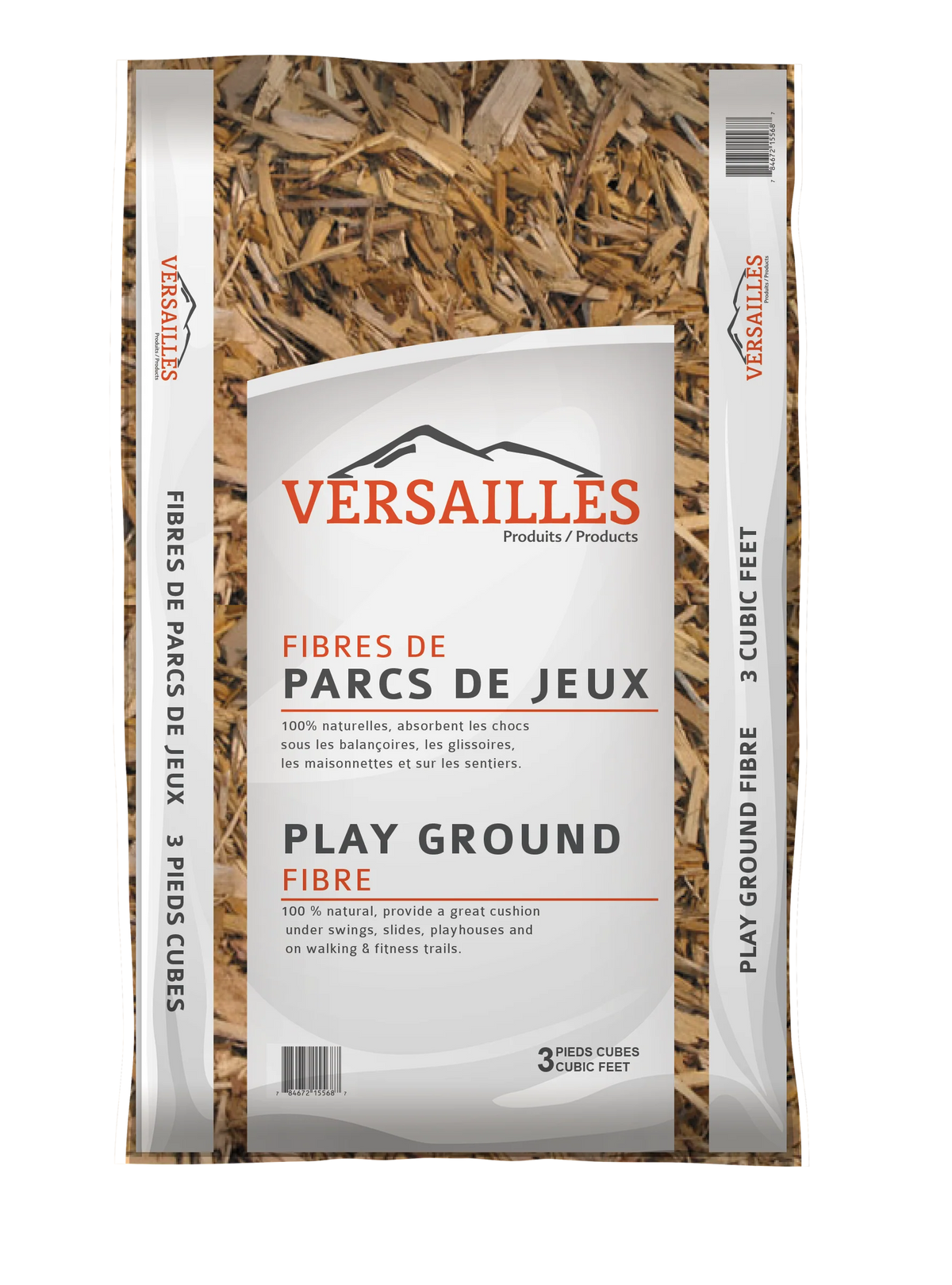 Paillis pour terrain et parc de jeux en sac